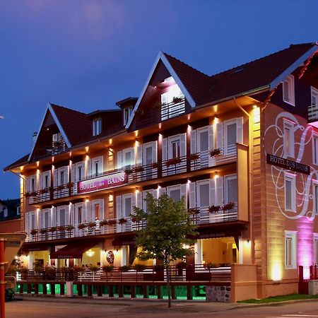 Logis Hotel Des Bains Gerardmer Bagian luar foto