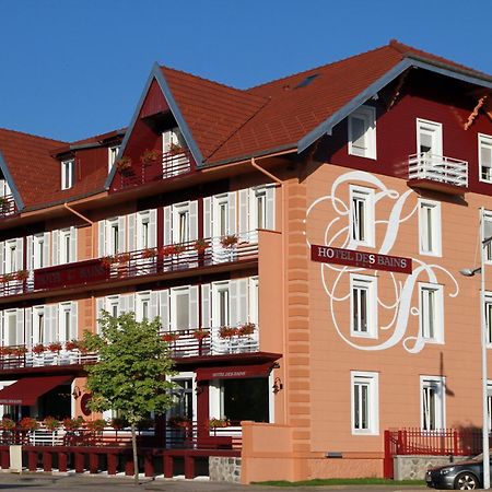 Logis Hotel Des Bains Gerardmer Bagian luar foto