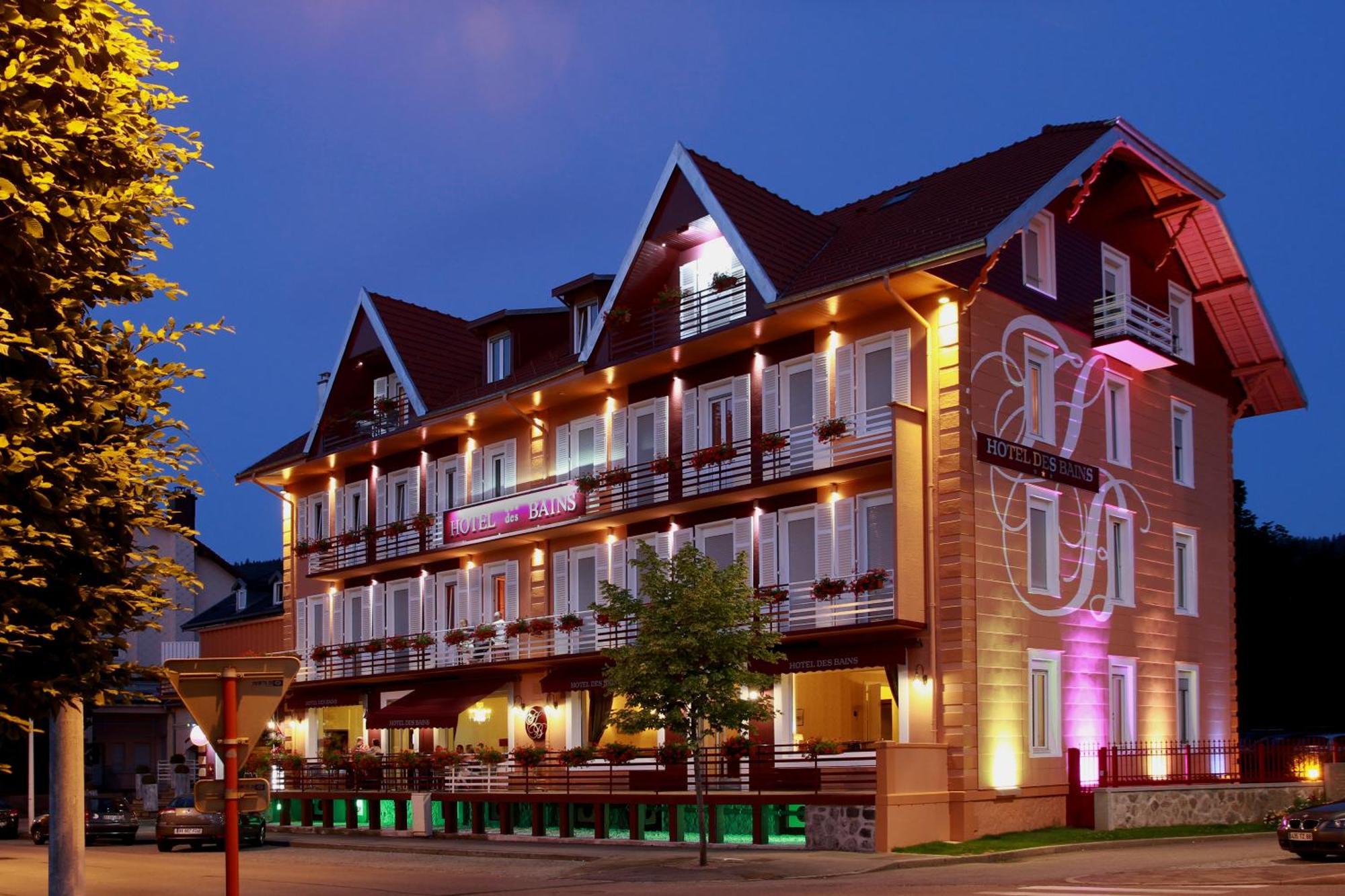 Logis Hotel Des Bains Gerardmer Bagian luar foto