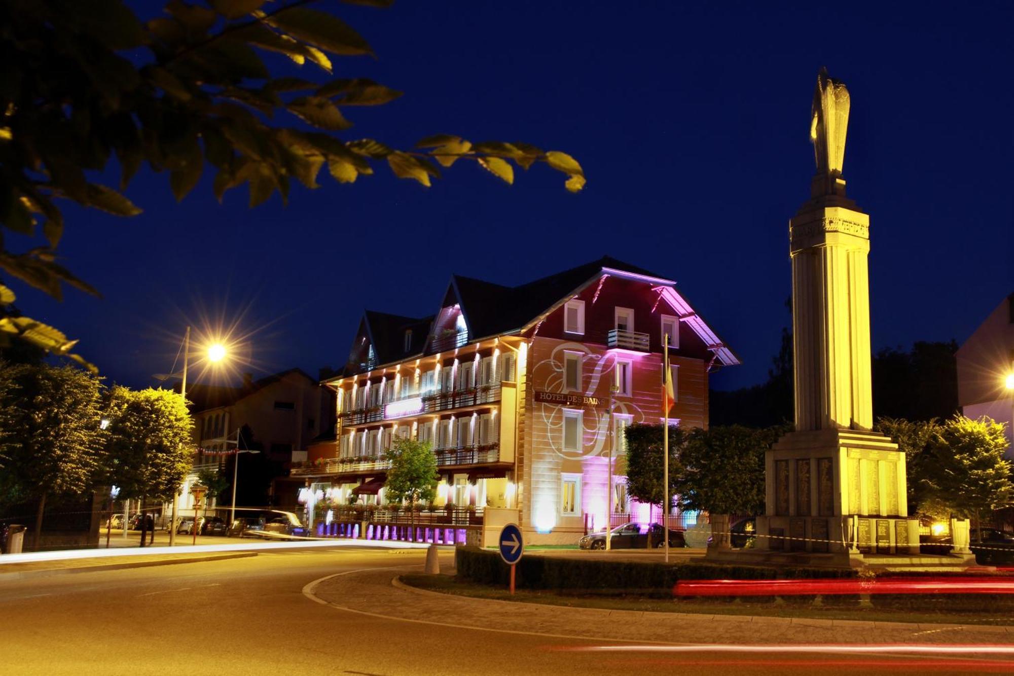 Logis Hotel Des Bains Gerardmer Bagian luar foto