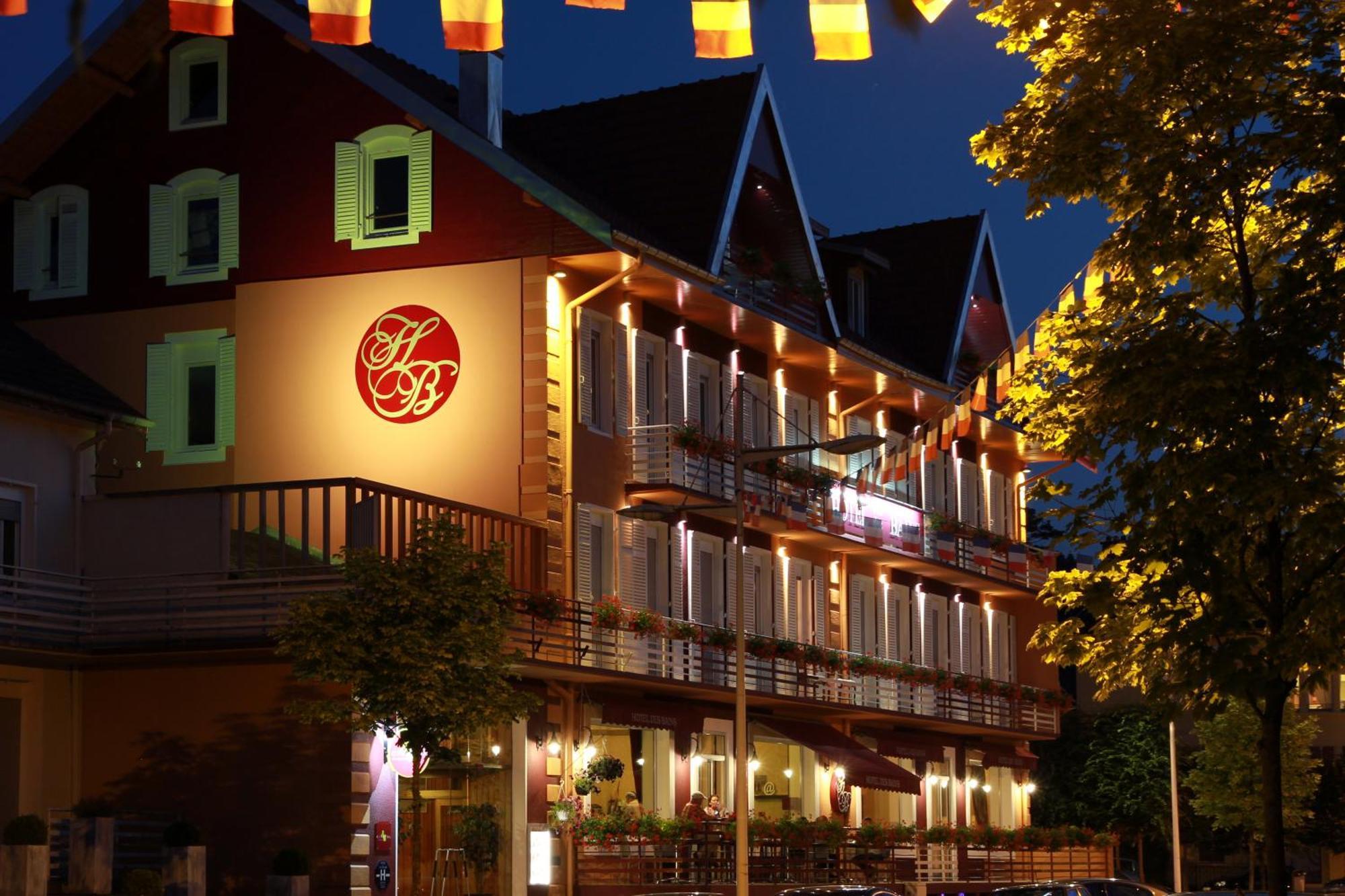 Logis Hotel Des Bains Gerardmer Bagian luar foto