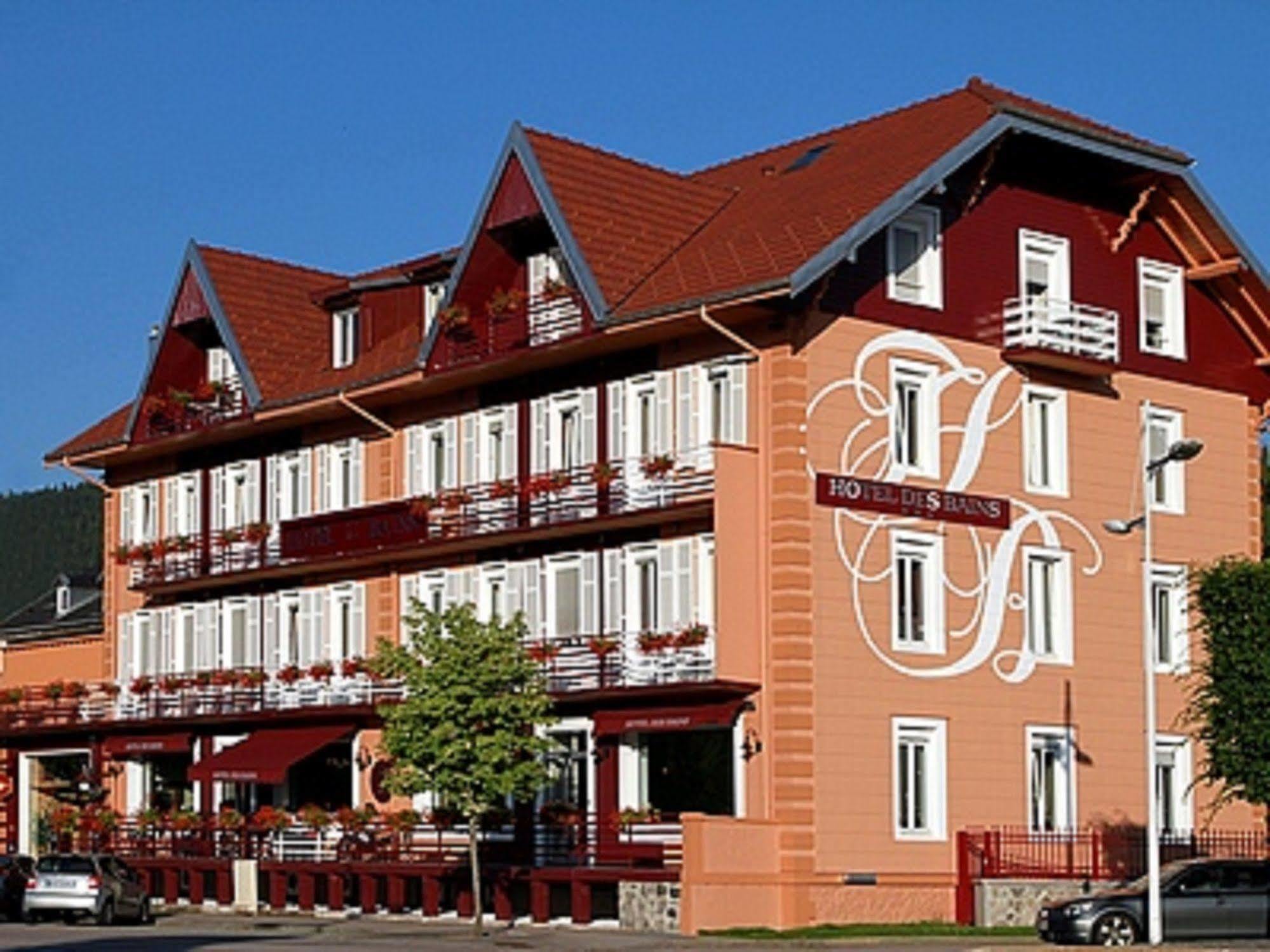 Logis Hotel Des Bains Gerardmer Bagian luar foto